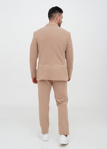 Бежевий демісезонний костюм (піджак, штани) брючний Trend Collection