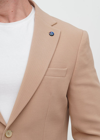 Бежевий демісезонний костюм (піджак, штани) брючний Trend Collection