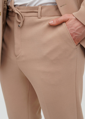 Бежевий демісезонний костюм (піджак, штани) брючний Trend Collection