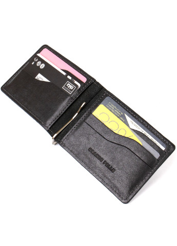 Чоловік шкіряний затиск для грошей 12х8х0,7 см Grande Pelle (250096934)