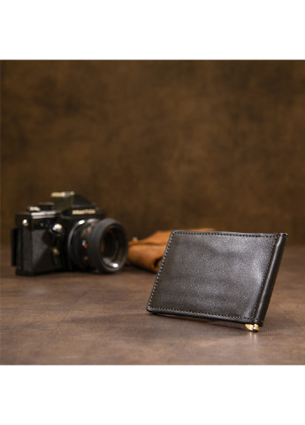 Чоловік шкіряний затиск для грошей 12х8х0,7 см Grande Pelle (250096934)