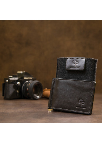 Чоловік шкіряний затиск для грошей 12х8х0,7 см Grande Pelle (250096934)