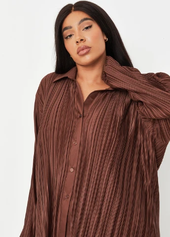 Коричневая блуза Missguided