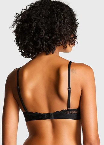 Чорний демісезонний комплект (бюстгальтер, трусики) Victoria's Secret