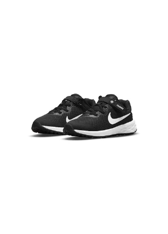 Чорно-білі осінні кросівки dd1114-003 Nike REVOLUTION 6 FLYEASE