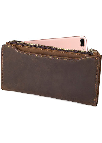 Мужской кожаный кошелек 9,5х19,5 см Vintage (252131610)