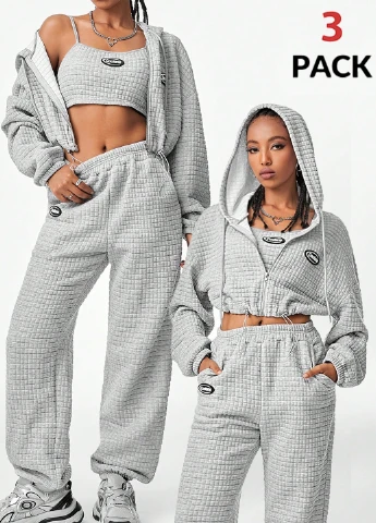 Костюм (толстовка, топ, штани) SHEIN (341735582)