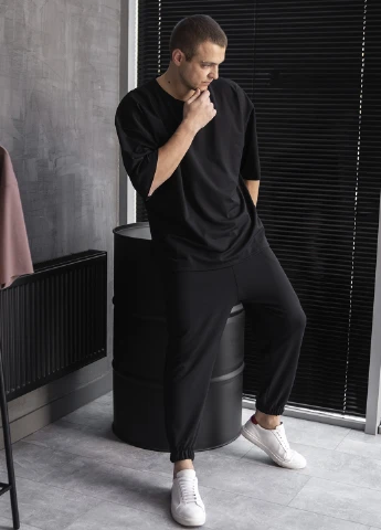 Чорний костюм oversize ShopnGo