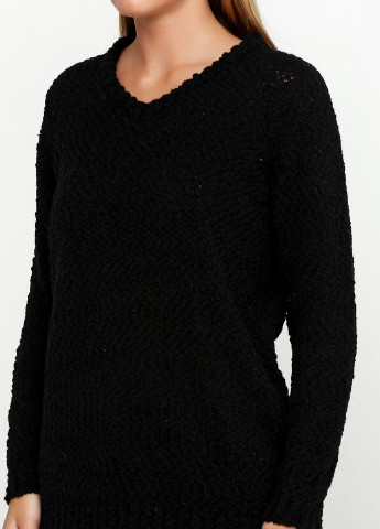 Черный демисезонный пуловер пуловер Minus