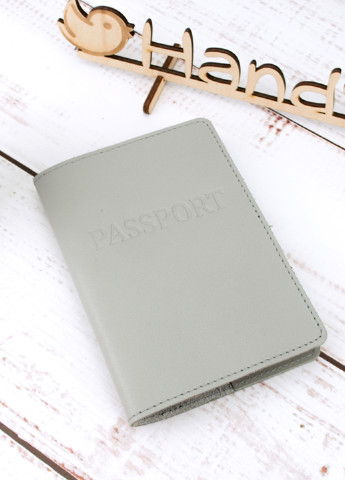 Подарочный женский набор №64: обложка на паспорт + ключница (серый) HandyCover (254059922)