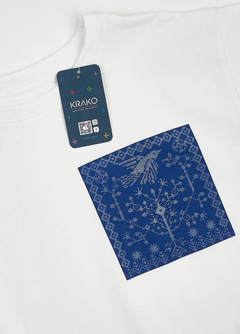 Молочная летняя футболка KRAKO