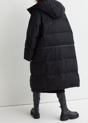 Черное зимнее Пальто H&M