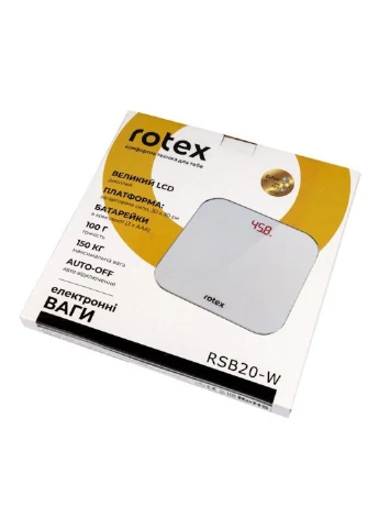 Ваги для підлоги RSB20-W 150 кг Rotex (253614774)