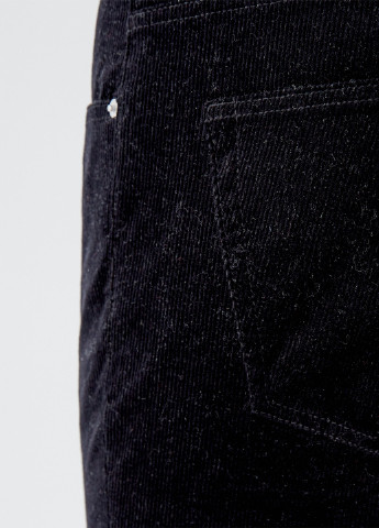 Черные кэжуал демисезонные зауженные брюки Pull & Bear