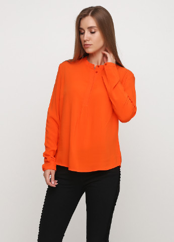 Оранжевая демисезонная блуза Jaked