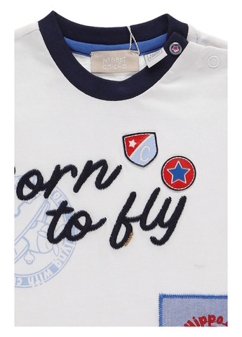 Біла літня футболка Chicco