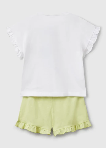 Комбінована всесезон піжама (футболка, шорти) футболка + шорти United Colors of Benetton