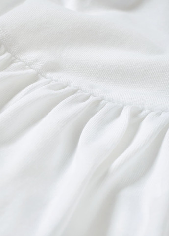 Белое кэжуал платье C&A однотонное