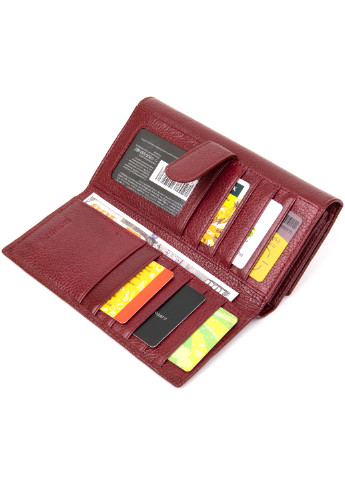 Жіночий шкіряний гаманець 19х10х3 см st leather (252132364)