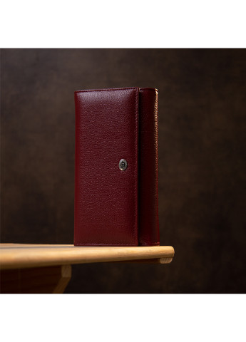 Жіночий шкіряний гаманець 19х10х3 см st leather (252132364)