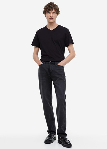 Чорна футболка H&M