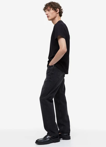 Чорна футболка H&M