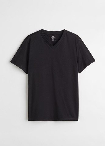 Чорна футболка H&M