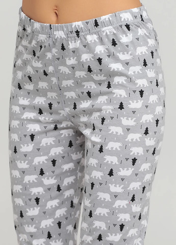 Сіра всесезон піжама (реглан, штани) реглан + брюки Sleepyheads