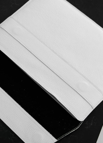 Шкіряний чохол для MacBook Air / Pro 13. Кейс з натуральної шкіри для макбуков ЕІР / Про білий зернистий. Папка на магнітах Kozhanty (232535122)