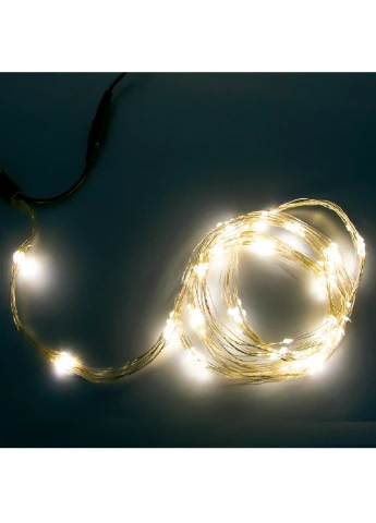 Светодиодная праздничная гирлянда нить конский хвост капля росы 2 м 200 LED (473539-Prob) Теплая белая Unbranded (255243151)