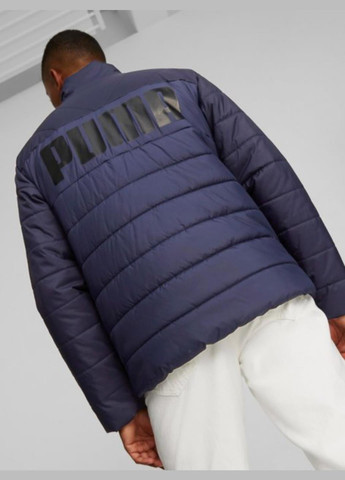 Темно-синяя демисезонная куртка 84934906 Puma Ess+ Padded Jacket