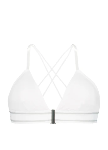 Білий тріенджел бюстгальтер Hunkemoller без кісточок поліамід