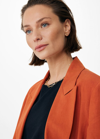 Терракотовый женский жакет Mexx однотонный - демисезонный
