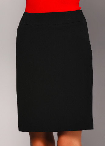 Черная кэжуал однотонная юбка Jhiva карандаш