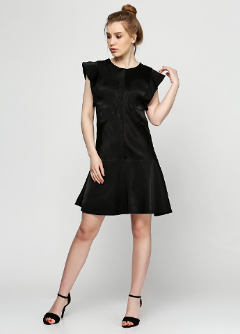 Чорна кежуал сукня H&M Studio однотонна