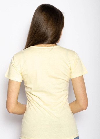 Світло-жовта літня футболка Time of Style