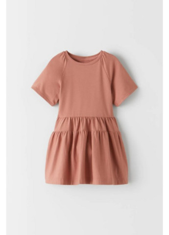 Розовое платье с воланами для девочки Zara (223817579)