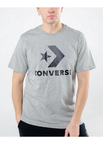 Сіра футболка star chevron tee Converse