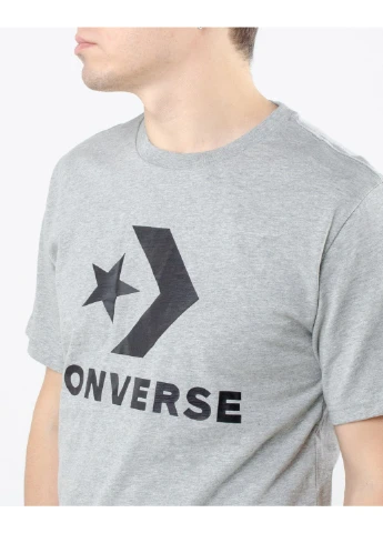 Сіра футболка star chevron tee Converse