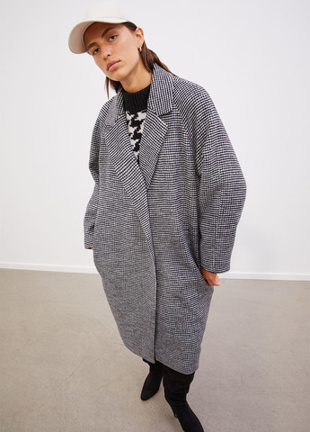 Чорно-білий демісезонне Пальто H&M