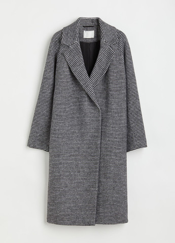 Чорно-білий демісезонне Пальто H&M