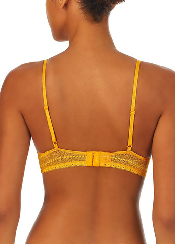 Оранжевый демисезонный комплект (бюстгальтер, трусики) DKNY