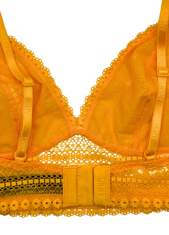 Оранжевый демисезонный комплект (бюстгальтер, трусики) DKNY