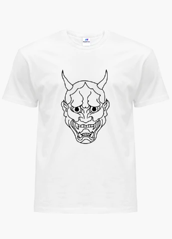 Футболка жіноча Диявол (Devil) Білий (8976-1968) XXL MobiPrint - (216299638)