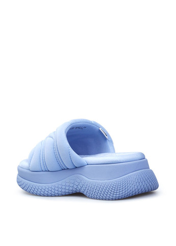 Сиреневые шлепанцы Bronx с вышивкой, с логотипом