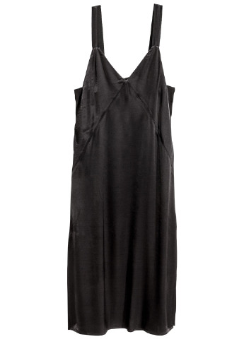 Черное домашнее платье H&M