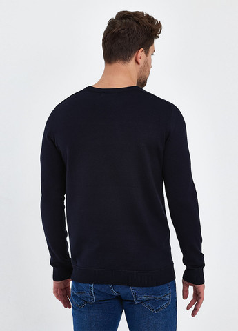 Темно-синий демисезонный свитер джемпер Trend Collection
