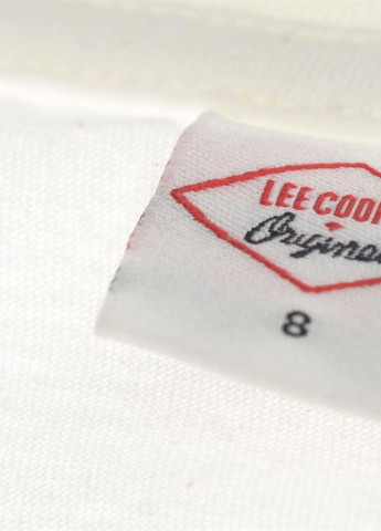 Кремовая летняя футболка Lee Cooper