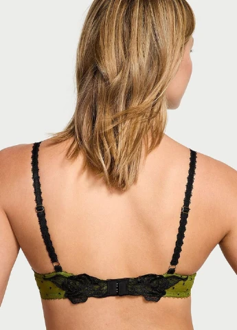 Оливковый демисезонный комплект (бюстгальтер, трусики) Victoria's Secret