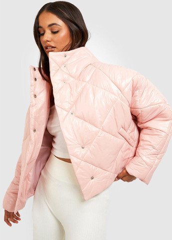 Рожева демісезонна куртка Boohoo